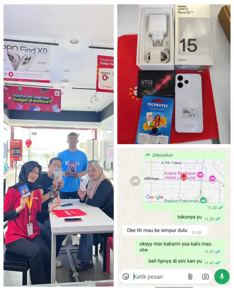 Promo launching Oppo reno 15 5G series bisa kredit tanpa DP