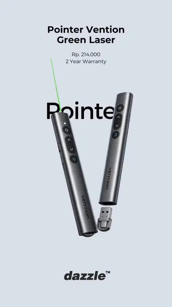 UGREEN POINTER GARANSI 2 TAHUN