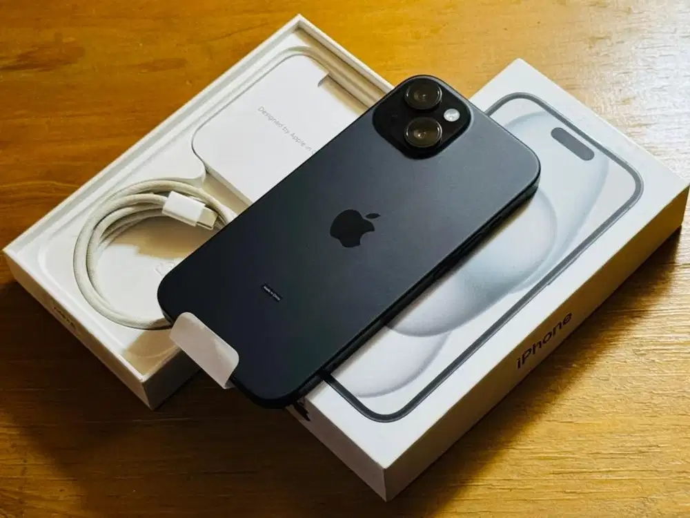 iPhone 15 128GB iBox BH100% 2Minggu Pakai + TecProtec 12Bulan
