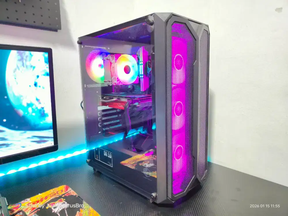 CPU PC INTEL i5 12400F VGA RTX 4060 8GB RAM 64GB DDR4 SSD 512GB NVME