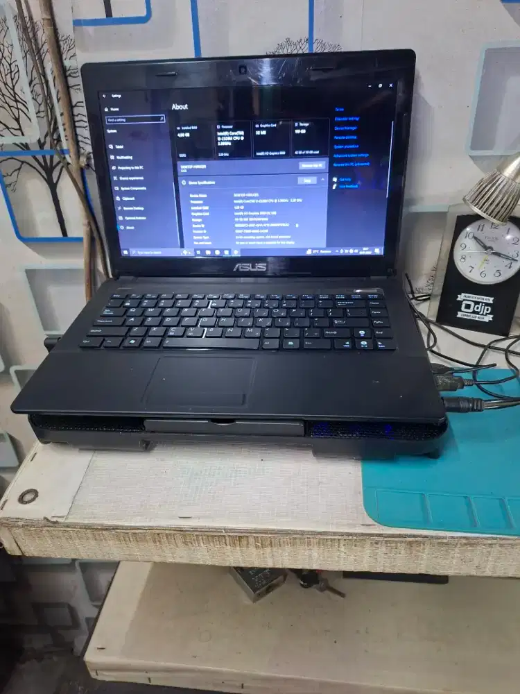 Laptop Asus k43e ram4gb / ssd 128gb