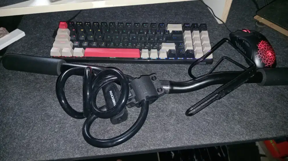 Rise bar kranjang dan aksesoris fixie