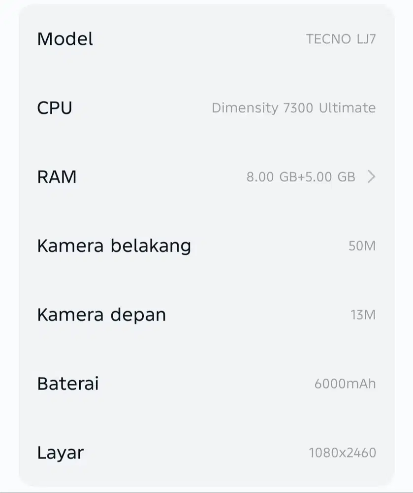 Jual hp POVA 7 5G (Rp.3.200.000 nego).