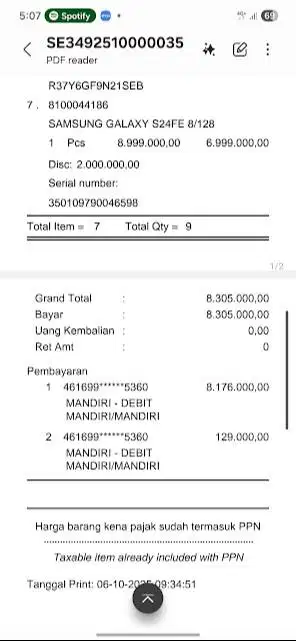 samsung s24fe 8 128gb