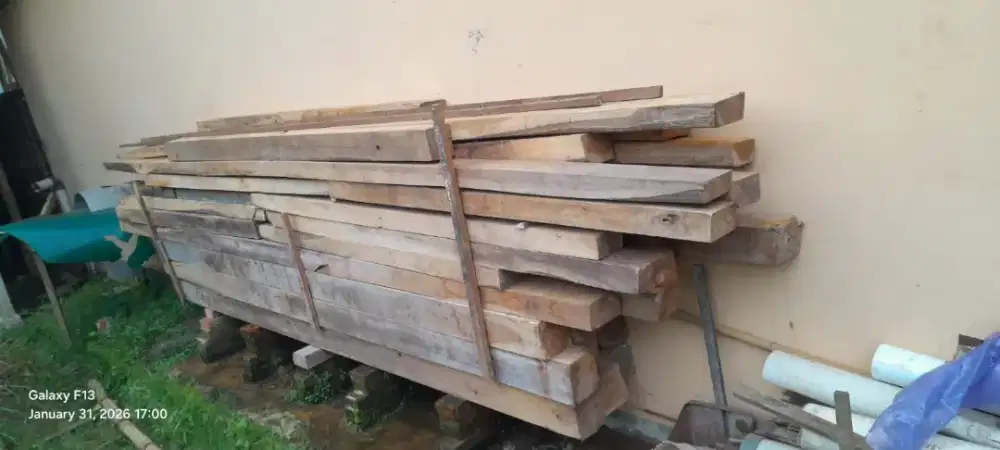 Kayu jati untuk rumah ukuran 6X6
