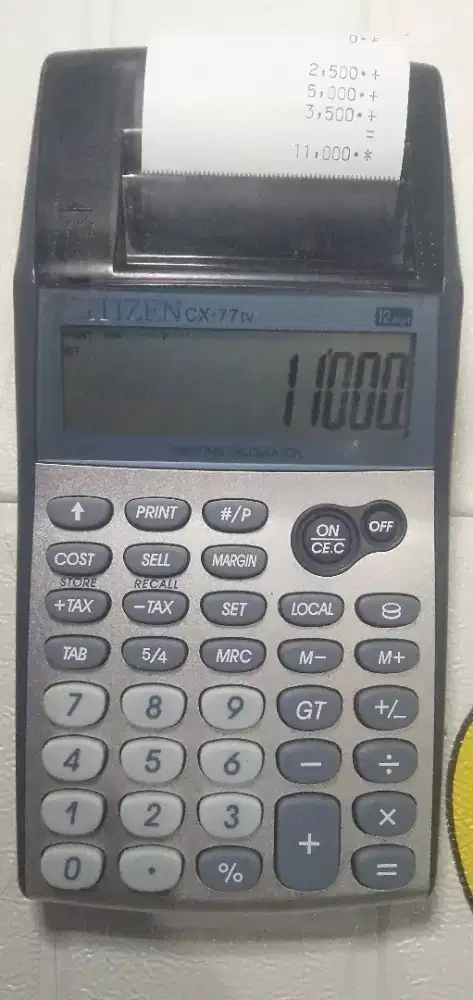 Calculator Printer Citizen CX-77