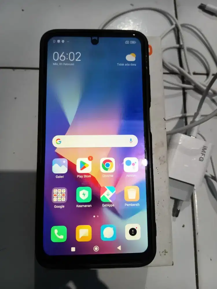 XIAOMI REDMI 10 6/128GB FULLSET CHARGER ORI LAIN