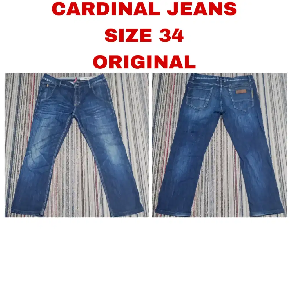 Cardinal Jeans Pria Size 34 Original