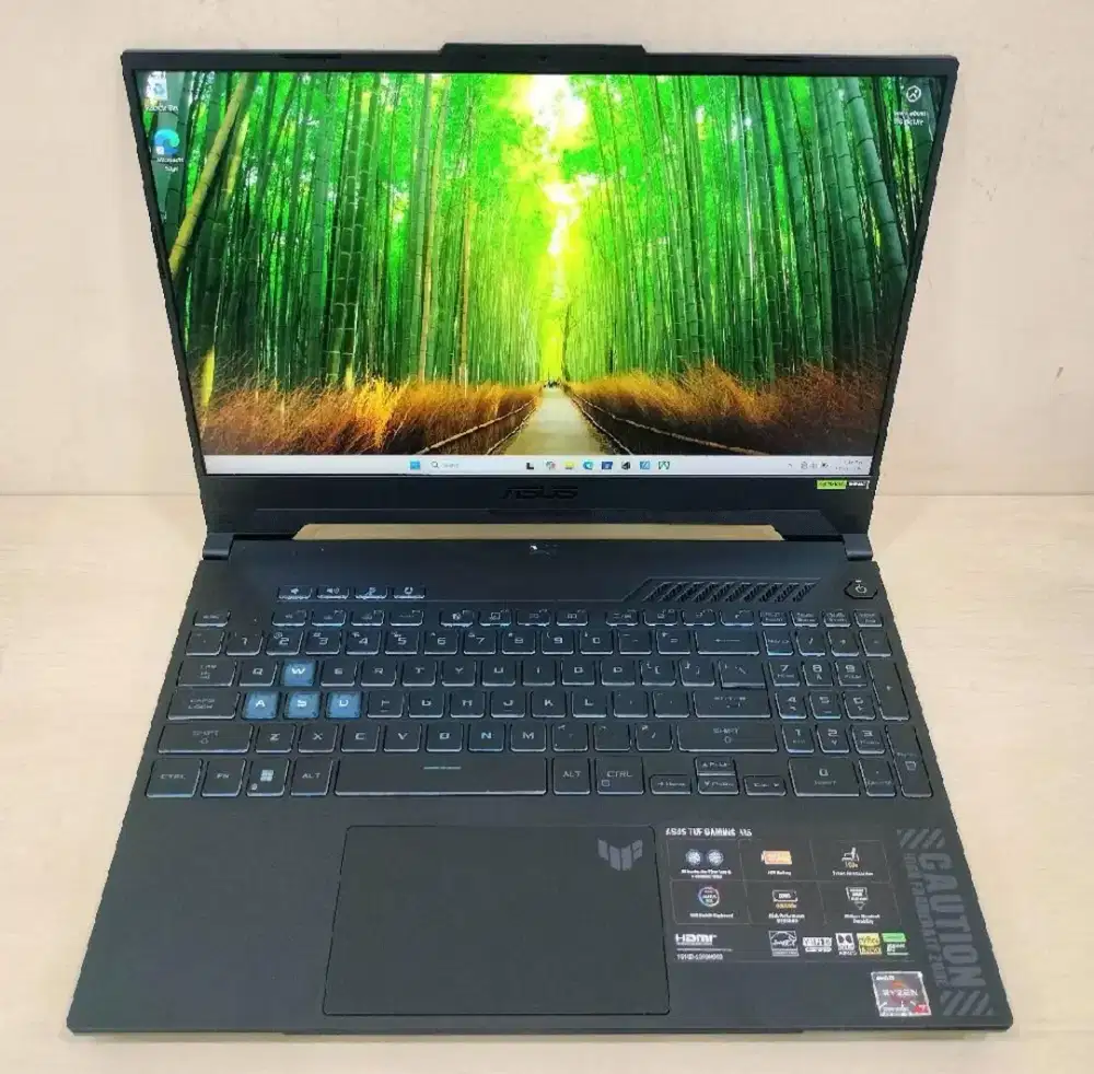Laptop Asus Tuf FA507NUR Ryzen 7-7735HS RTX4050 Ram 16/512 Fullset