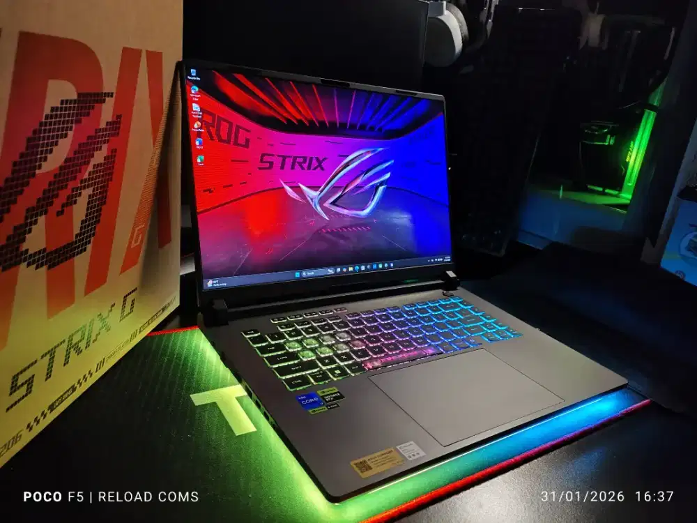 ROG STRIX G16 2025 i7 14650HX RTX 5050 NEBULA DISPLAY 240HZ RESMI