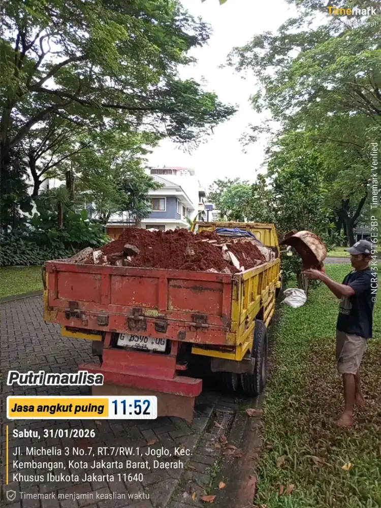 Jasa angkut puing dan sampah