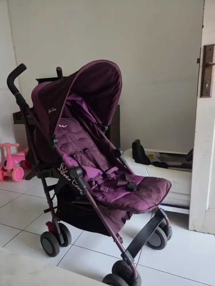 Jual Stroller Silver Cros Pop Ungu