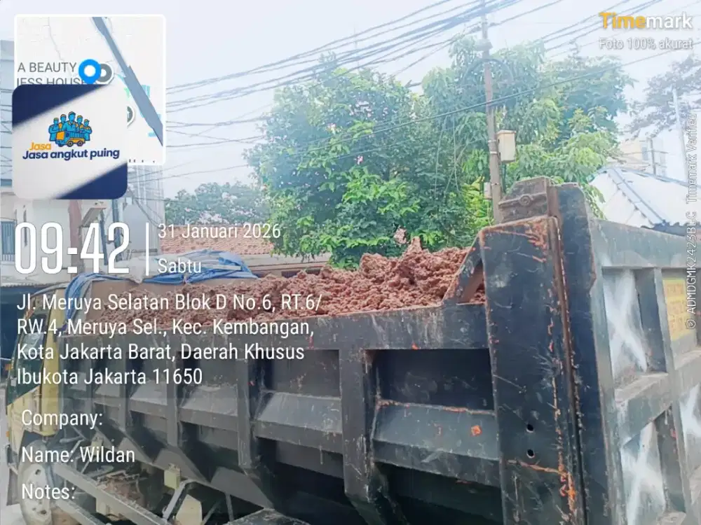 Jasa buang puing dan angkut sampah