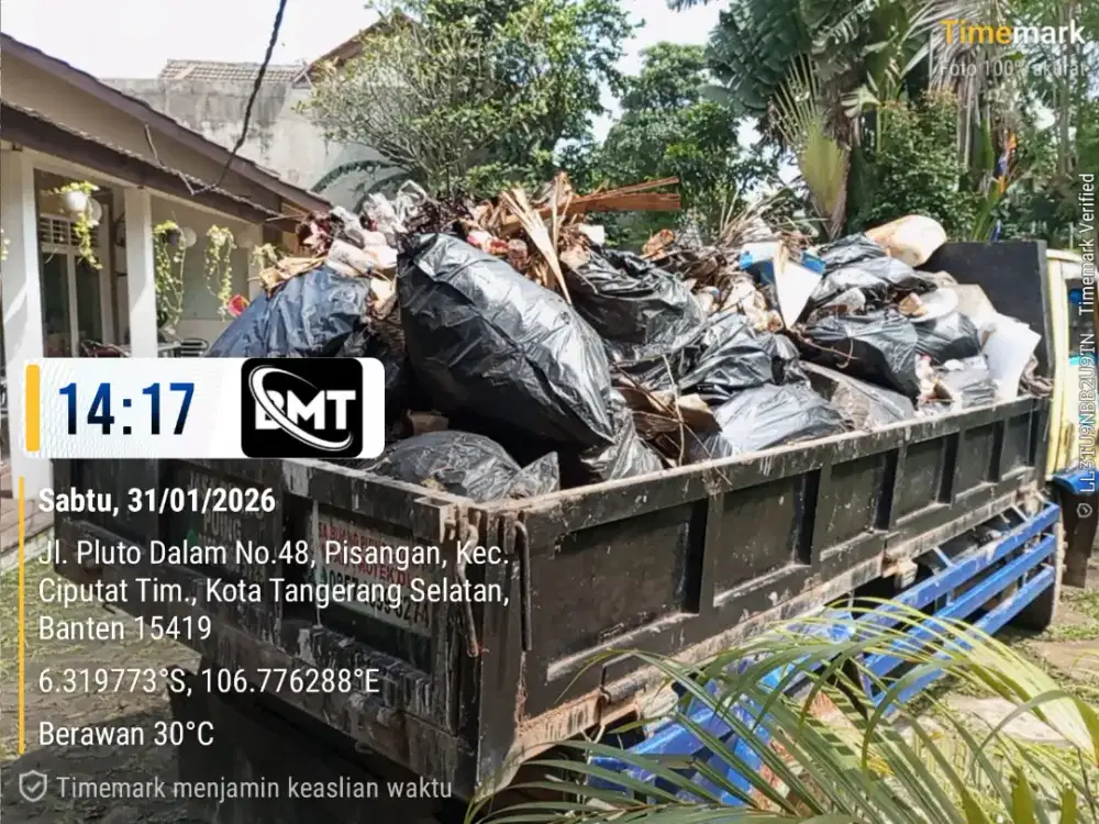 Jasa buang puing dan tanah