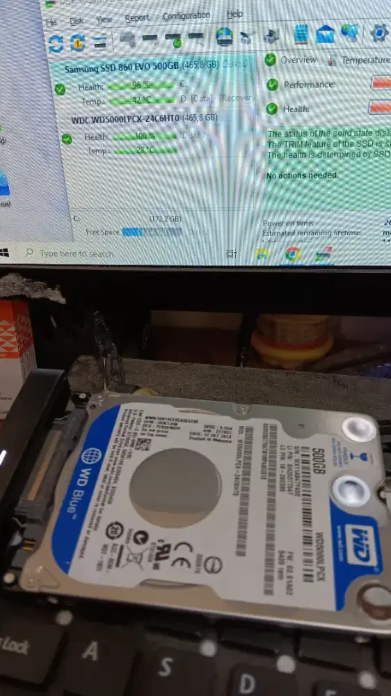 Hardisk laptop 500giga