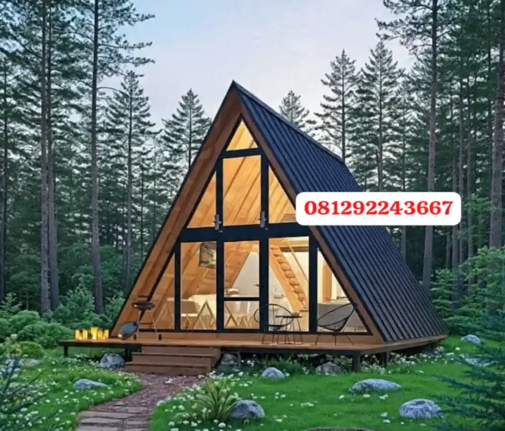 rumah kayu model paris