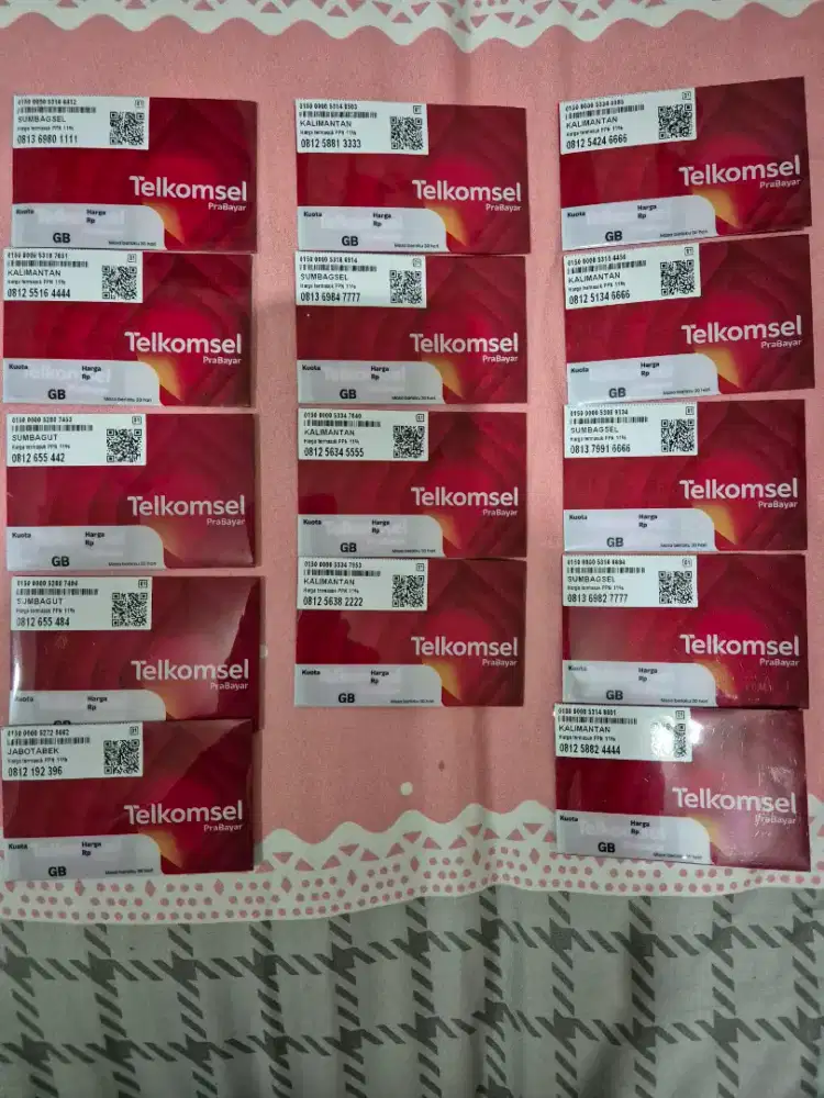 Nomor Cantik Telkomsel Bonus Quota 260 GB