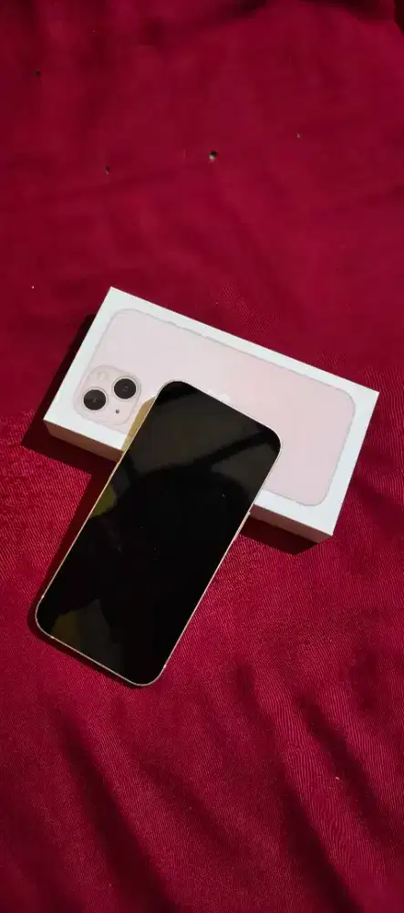 Iphone 13 pink 128gb fullset all operator