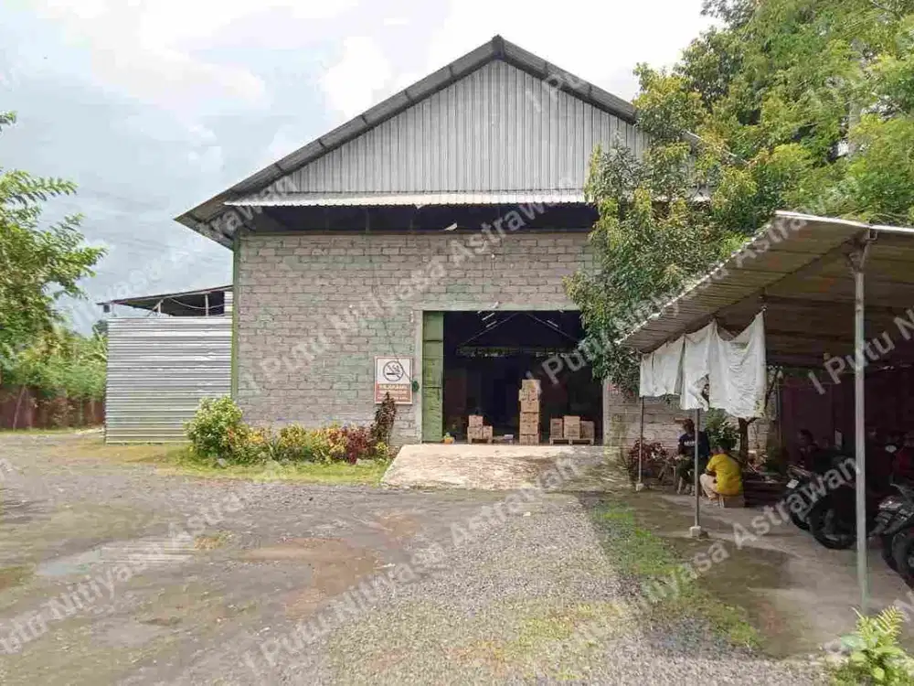 DIKONTRAKKAN Gudang Besar di Mengwi Badung – Parkir Luas, Tronton & Container Masuk