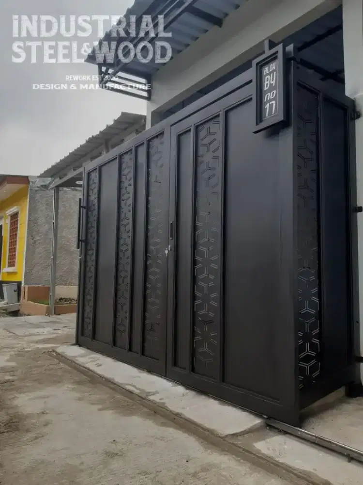 Bengkel las Lampung tralis kanopi pagar gerbang pintu ralling balkon