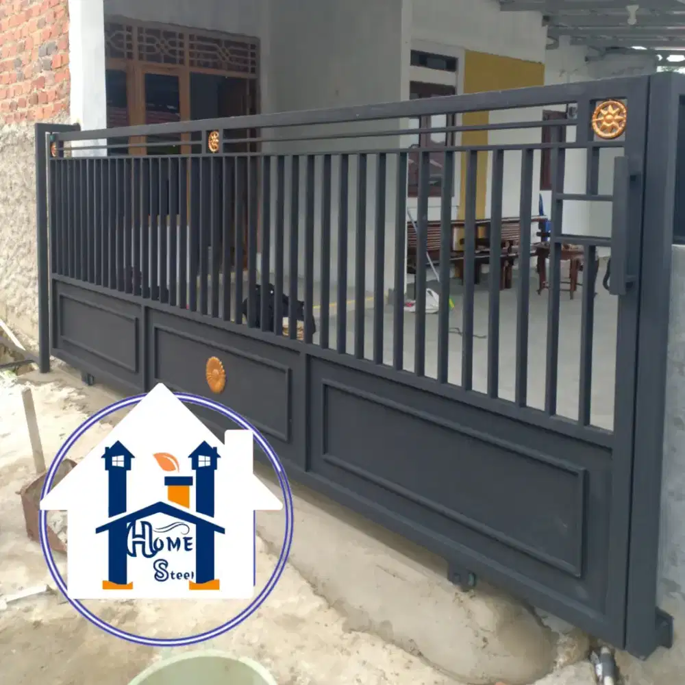 Bengkel las Lampung tralis kanopi pagar pintu gerbang ralling tangga
