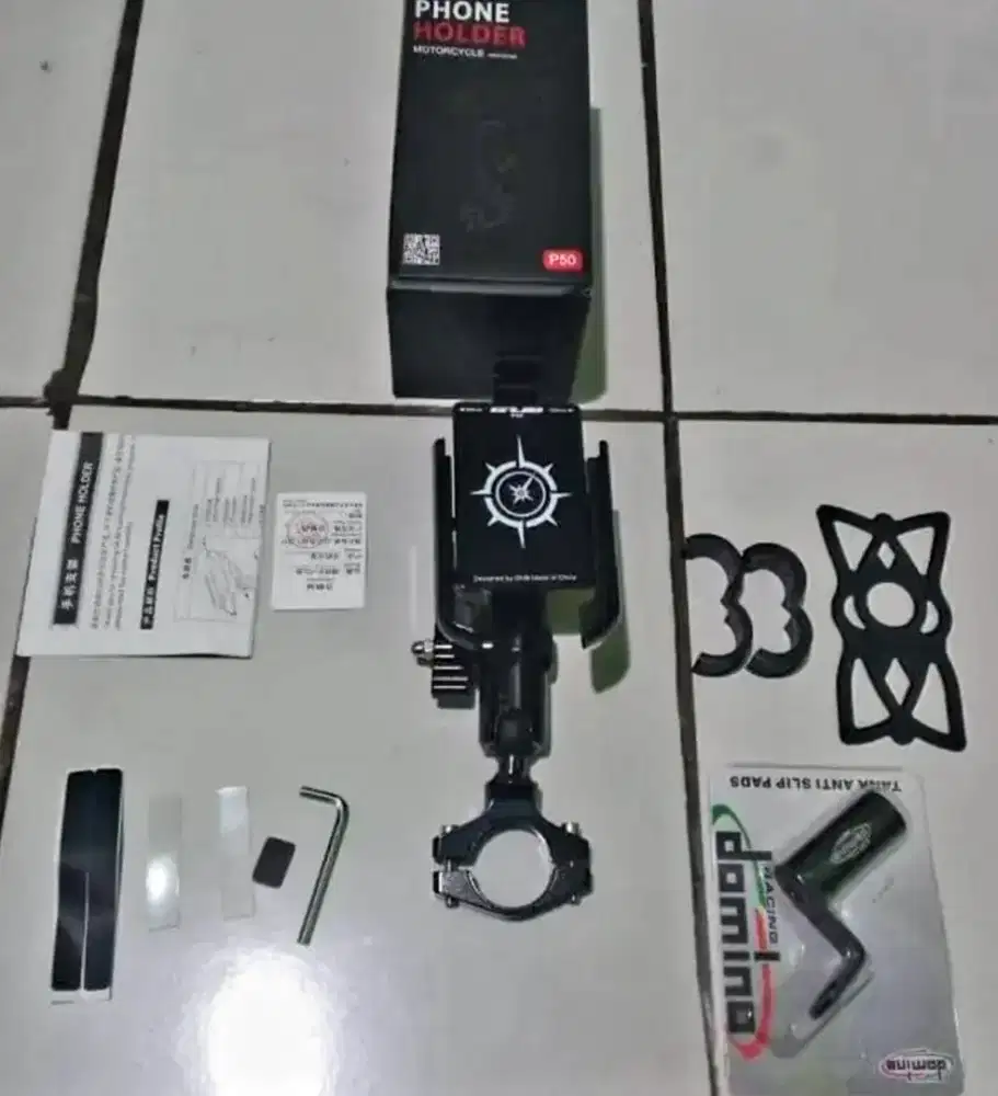 Holder GUB P50 + Breket (kondisi baru)