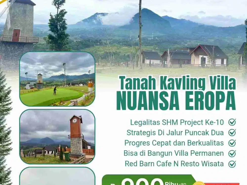 Kavling, Rumah konsep eropa