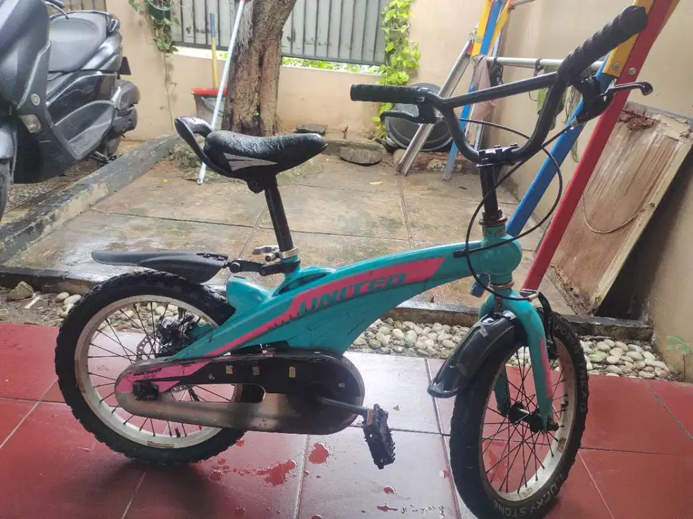 Sepeda anak United Ban 16 Hijau (Nego Tipis)