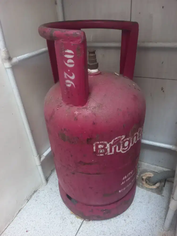 Tabung gas elpiji 12kg bright gas kosongan bekas