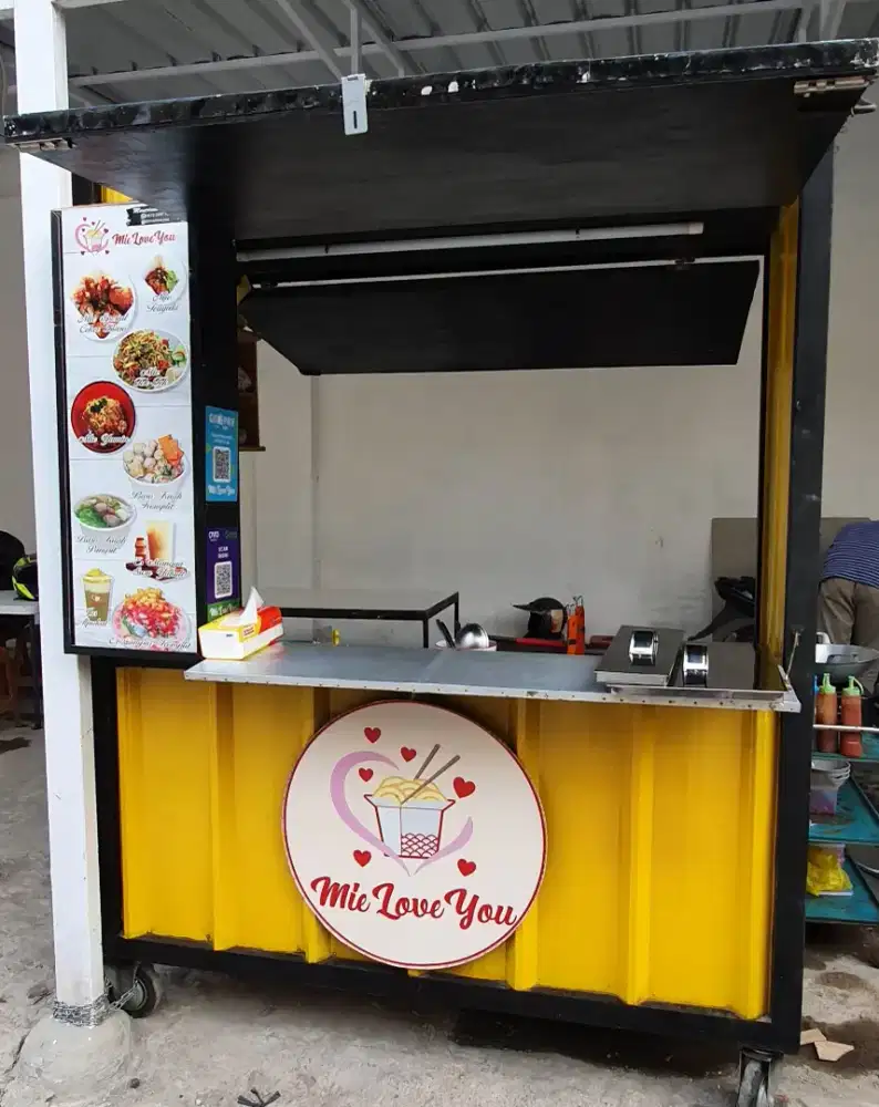 Kontainer Booth Jualan Bekas 200×170 cm | Siap Pakai | 3,1 Juta (Nego)