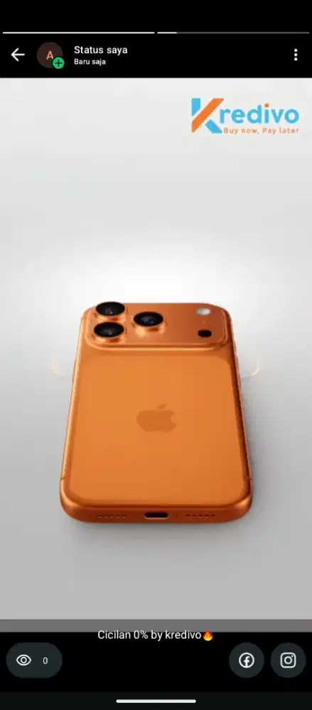 Promo iPhone 17 cicilan 0%