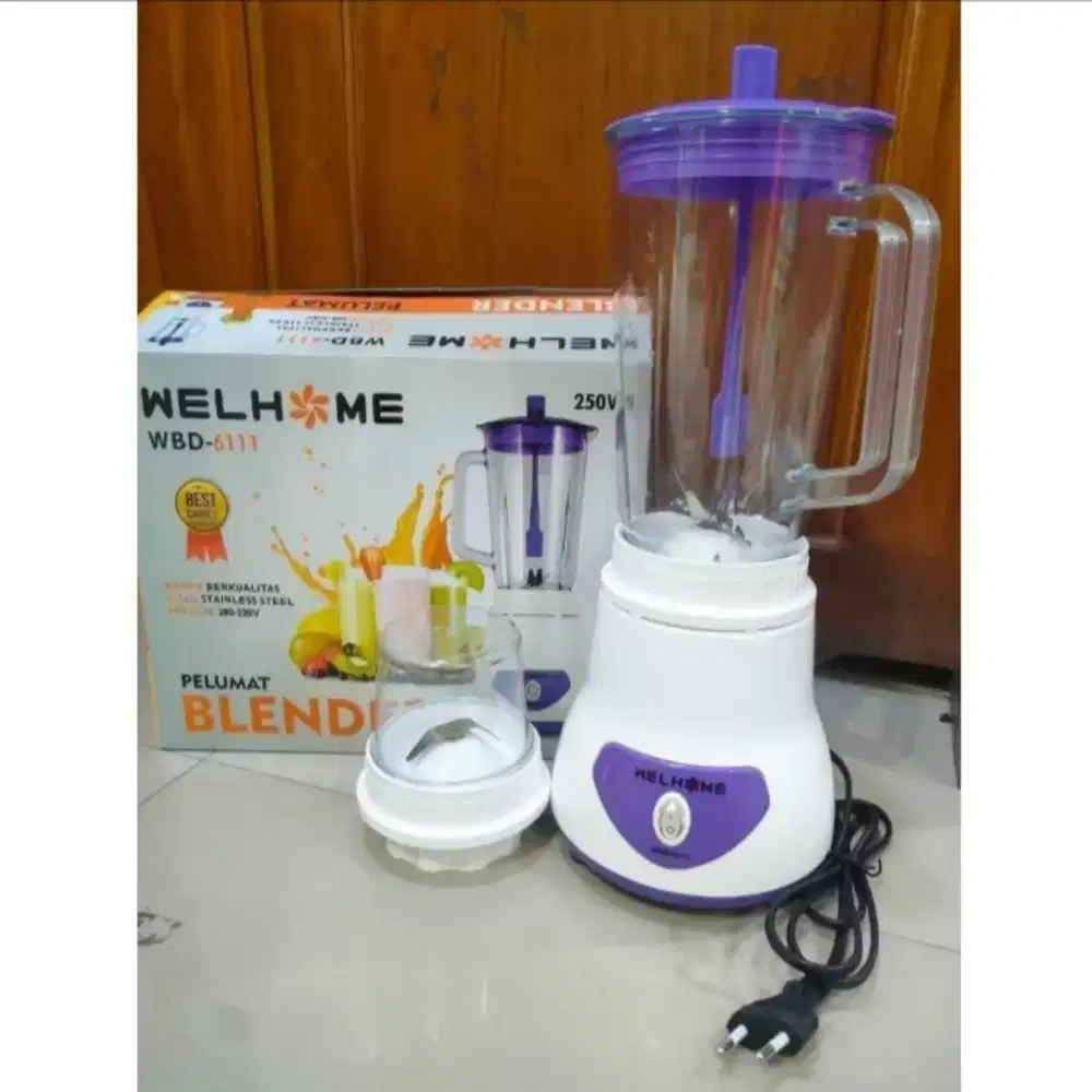 Blender Plastik 2 in 1 Welhome WBD 6111