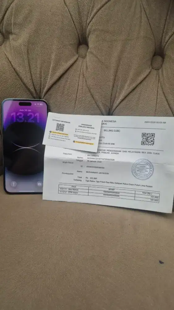 Iphone 14 Pro Max 256 gb Purple Bea Cukai imei selamanya