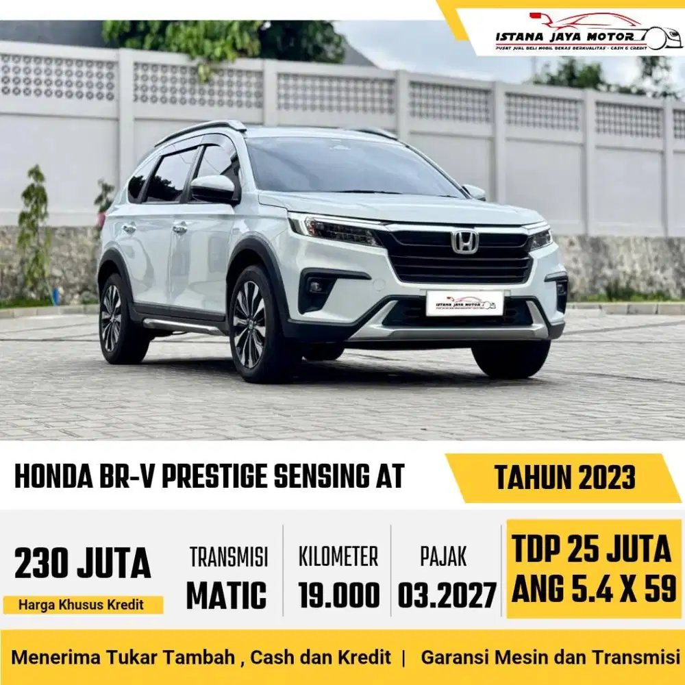 KM 19 RB Honda BR-V Prestige Sensing 1.5 AT 2023