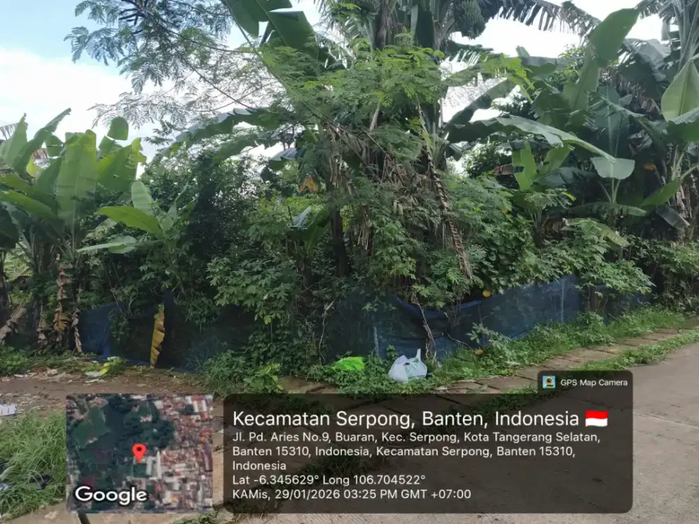 Dijual tanah Buaran Serpong