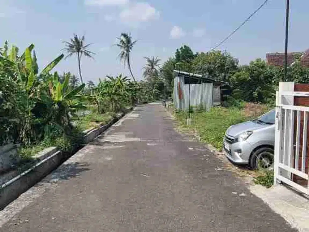 Tanah 180jt ngemplak view sawah