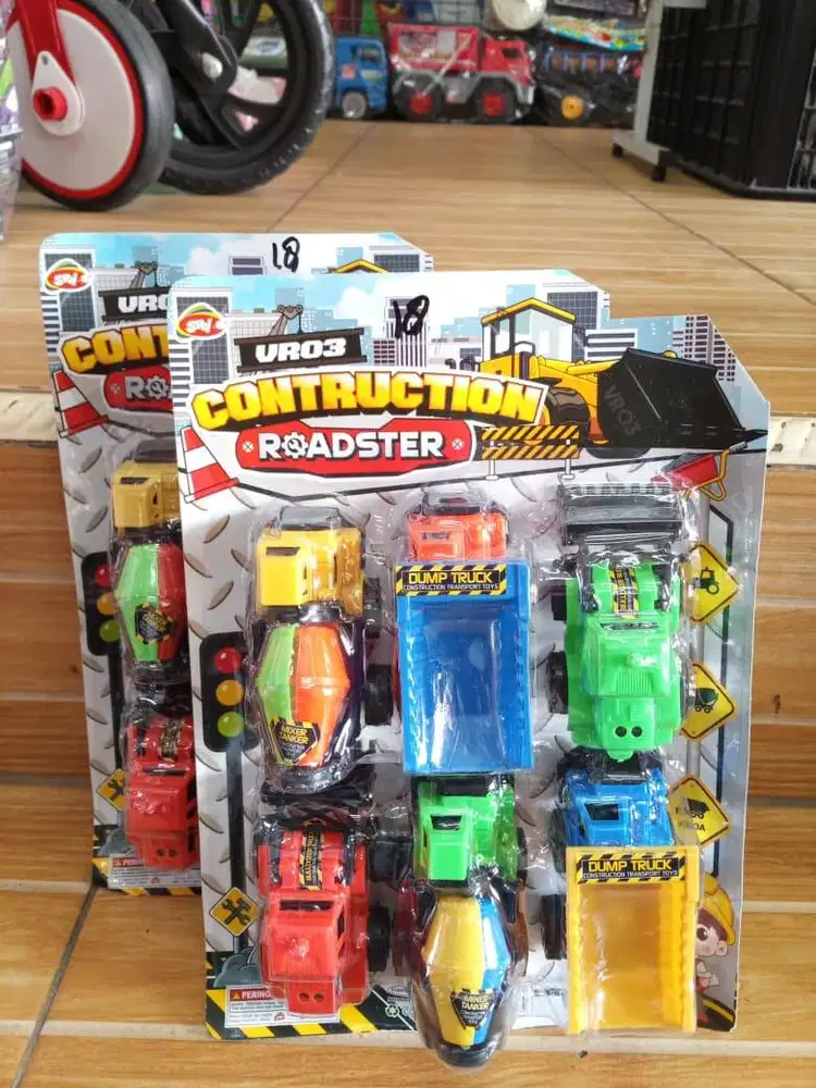 mainan anak set konstruksi isi 6