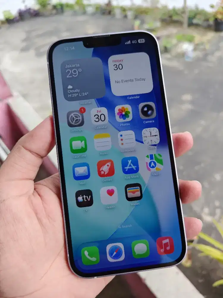 Iphone 14 plus 128gb ungu inter