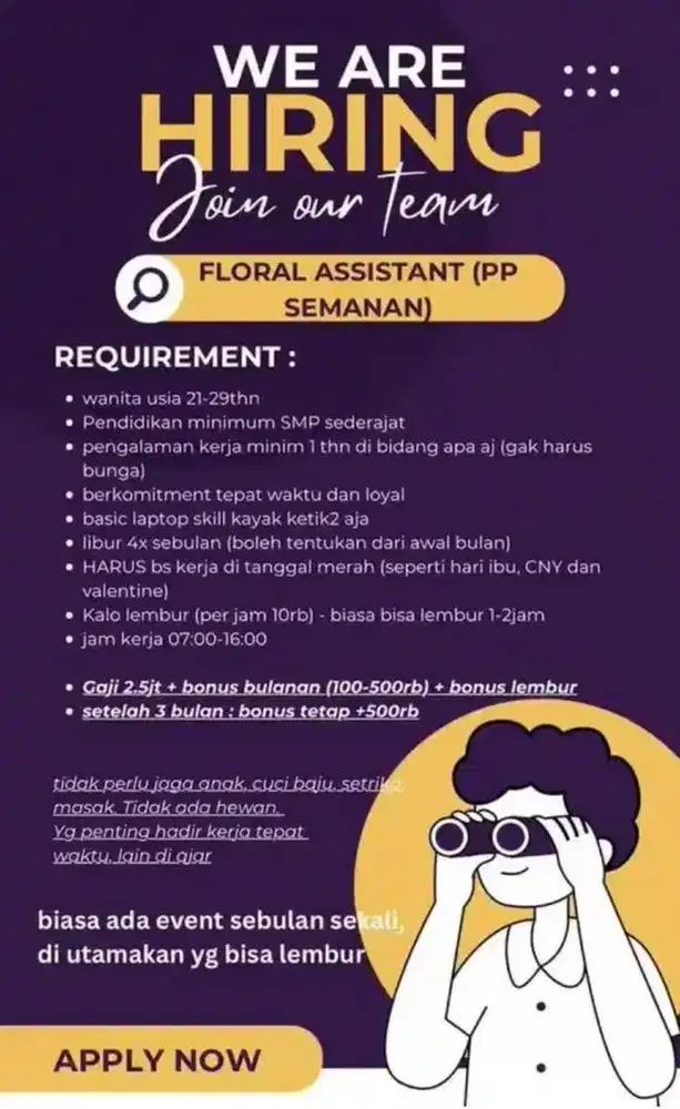 Cari org kerja semanan pp