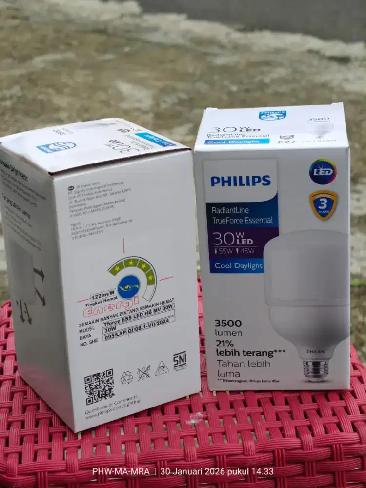 Lampu LED Philips 30watt ( BELI 3 GRATIS 1 )