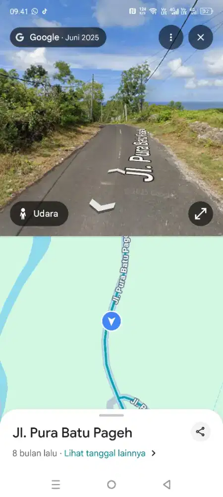 Dijual tanah 50 are di ungasan view laut