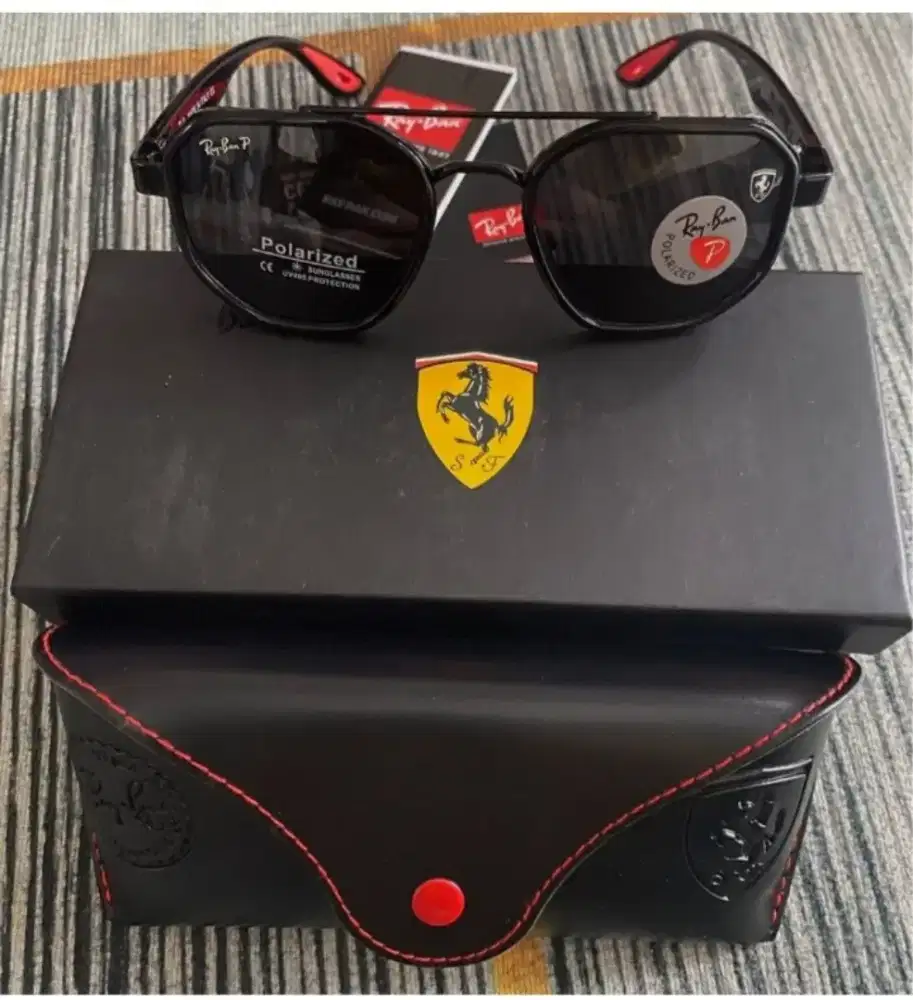 Ferrari kacamata hitam polarized