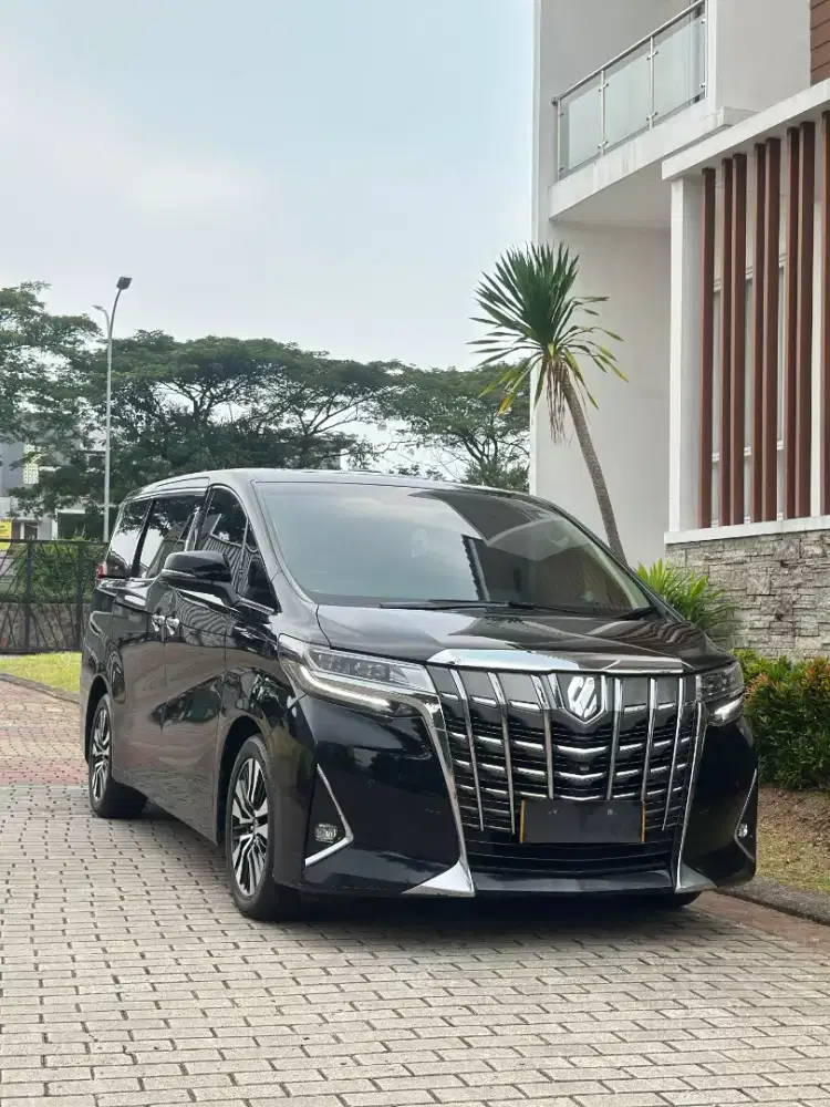 Toyota Alphard 2023 G ATPM Black 2019 Facelift! Kondisi Siap Pakai