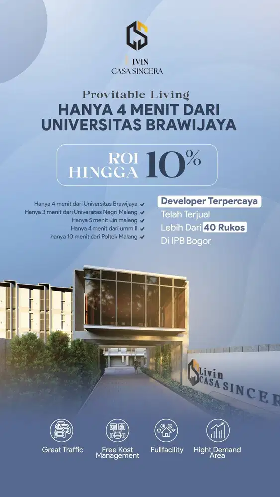 Investasi Masa Depan Anda Rumah Kost Living Casa Sincera