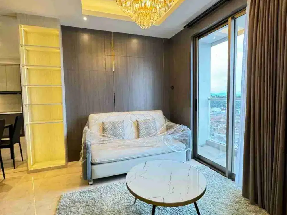 termurah! apartemen lux furnish hegarmanah residence 2 br bandung utara