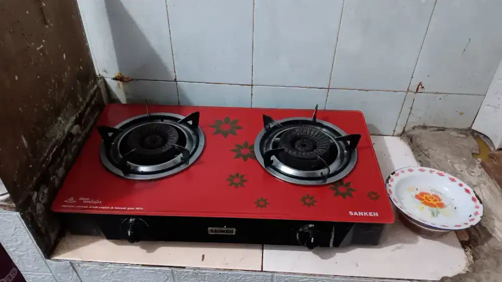 Kompor Gas Sanken TEMPERGLASS