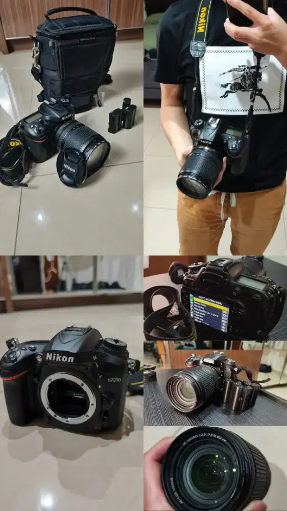 Nikon D7200 Kit 18-140mm VR|SC Rendah 26rb|Bonus Tas Think Tank & Batt