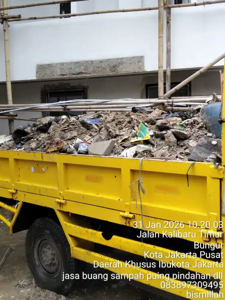 Jasa buang puing murah