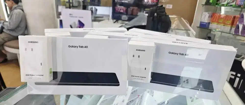 SAMSUNG TAB A11 RAM 4/64 WIFI&LTE FREE TA25W+TEMPERGLASS GARANSI RESMI