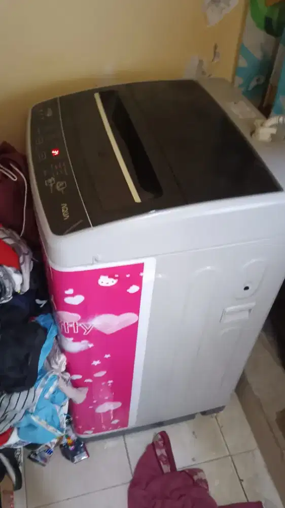 mesin cuci 1 tabung merk aqua